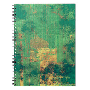 Cuaderno Fondo ondulado con tema gráfico de estilo vintage