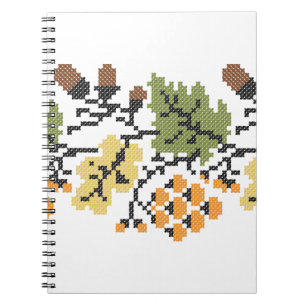 Cuaderno Fondo otoñal de roble