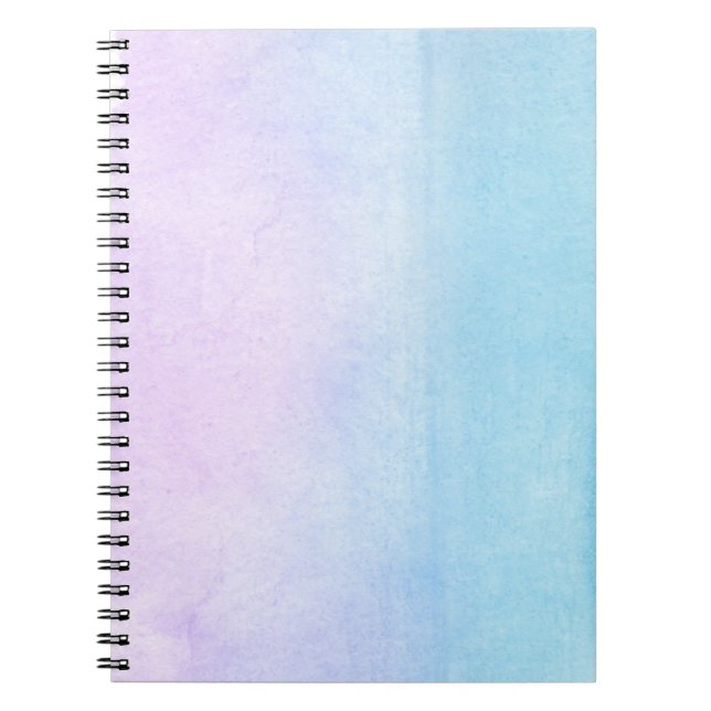 Cuaderno Fondo pintado a mano 18 de la acuarela abstracta (Frente)