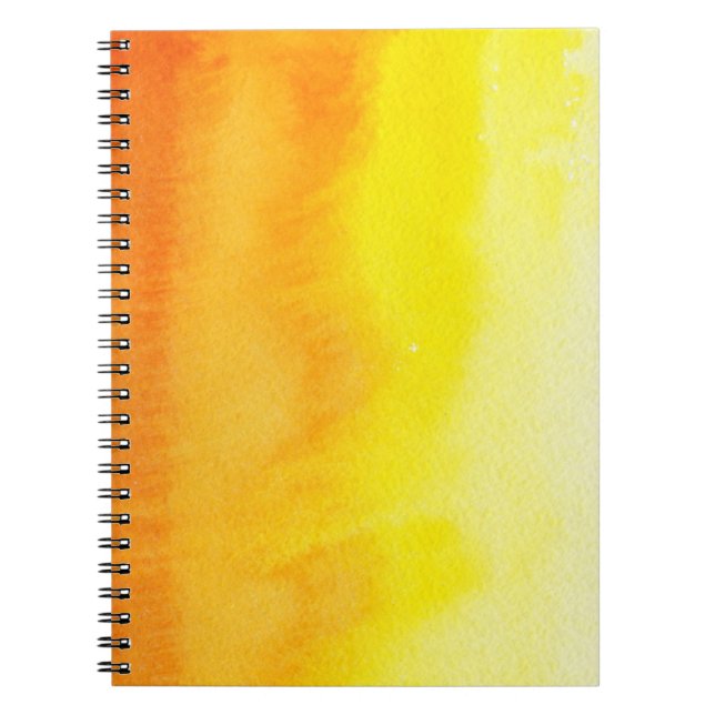 Cuaderno Fondo pintado a mano 2 de la acuarela abstracta (Frente)