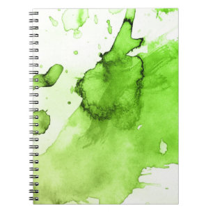 Cuaderno Fondo pintado a mano 3 de la acuarela abstracta