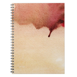 Cuaderno Fondo pintado a mano 3 de la acuarela abstracta