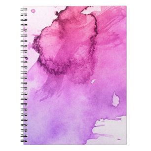 Cuaderno Fondo pintado a mano 5 de la acuarela abstracta