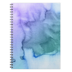 Cuaderno Fondo pintado a mano 6 de la acuarela abstracta