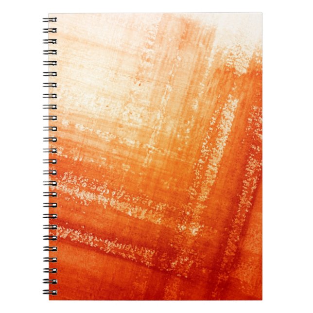 Cuaderno Fondo pintado a mano abstracto (Frente)