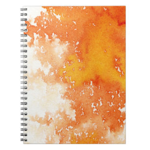 Cuaderno Fondo pintado a mano abstracto de la acuarela. 2