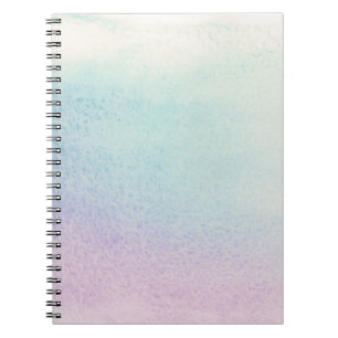 Cuaderno Fondo pintado a mano de la acuarela abstracta