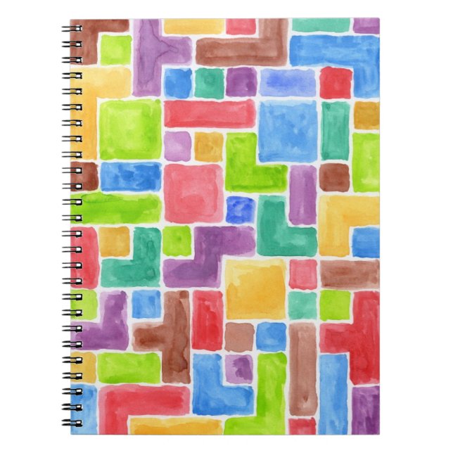 Cuaderno Fondo pintado extracto de la acuarela. 2 (Frente)