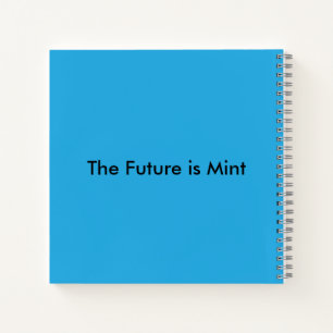 Cuaderno Fondo plano azul cielo para web e impresión
