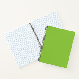 Cuaderno Fondo plano de color verde lima - Textura escolar