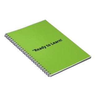 Cuaderno Fondo Plano Verde Lima - Textura Escolar