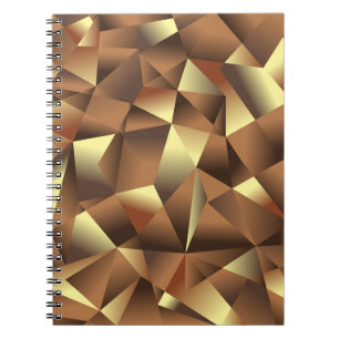 Cuaderno Fondo polígono: Resumen de arte texturado