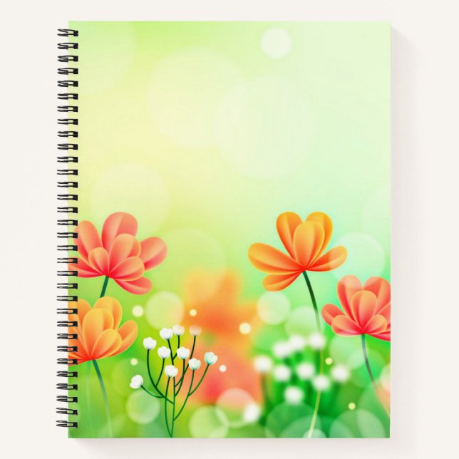 Cuaderno Fondo primaveral borroso realista-52374 (Anverso)