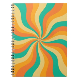 Cuaderno Fondo Retro 70 de colores vivos