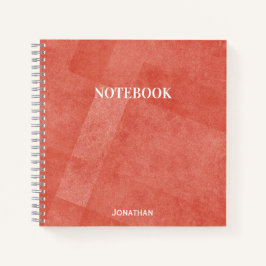 Cuaderno Fondo retro monograma nombre 