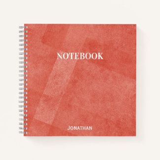 Cuaderno Fondo retro monograma nombre