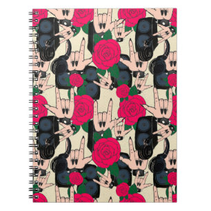 Cuaderno Fondo rocoso sin foco. Música abstracta moderna pa