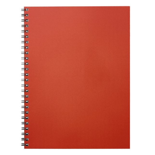 Cuaderno Fondo rojo cálido granuloso (Frente)