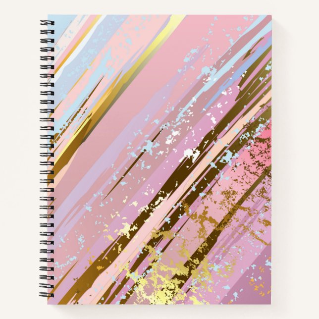 Cuaderno Fondo rosa texturizado (Anverso)