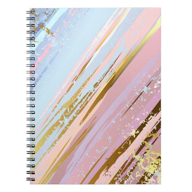 Cuaderno Fondo rosa texturizado (Frente)