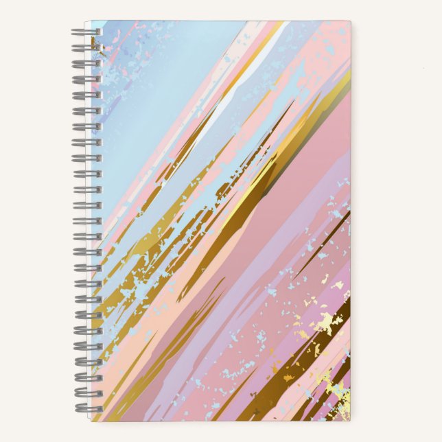 Cuaderno Fondo rosa texturizado (Anverso)