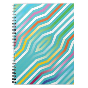 Cuaderno Fondo simétrico de rayas diagonales 2