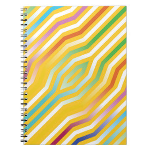 Cuaderno Fondo simétrico de rayas diagonales 3