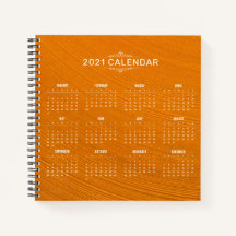 Fondo Simple de Madera del Calendario 2021 | Portá