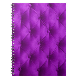 Cuaderno Fondo textil violeta de terciopelo violeta,