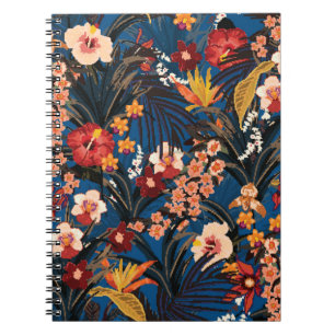 Cuaderno Fondo tropical de verano moderno con una selva pro