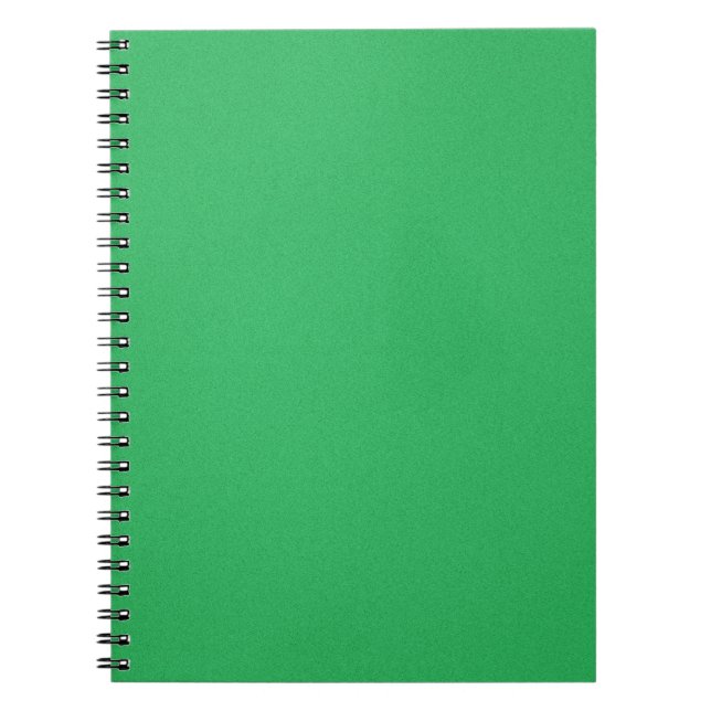 Cuaderno Fondo verde de fondo moderno (Frente)