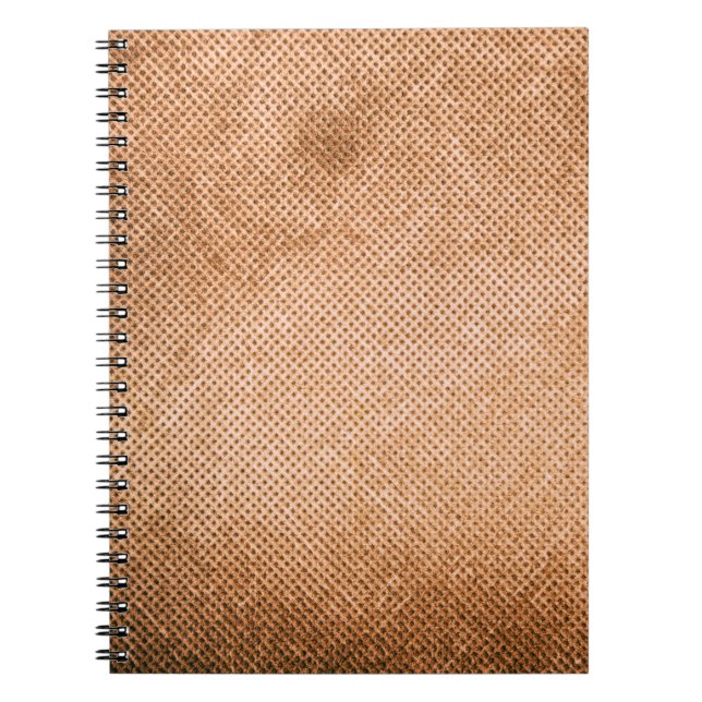Cuaderno Fondo vintage de textura de lienzo. (Frente)
