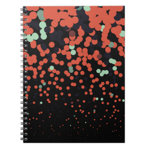 Cuaderno Fondo vintage geométrico colorido. Resumen ha