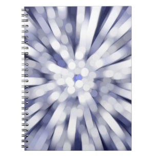 Cuaderno fondo violeta abstracto. estrella de explosión fra