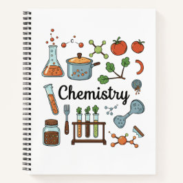 Cuaderno Food Science Culinary Chemistry Notebook 