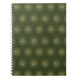 Cuaderno Forest | Golden Zinnia Flower Medallions