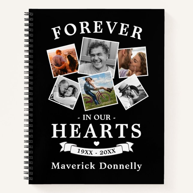 Cuaderno Forever in the Hearts Memorial Guest Book (Anverso)