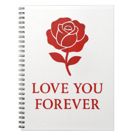 Cuaderno Forever Rose Inspiring Warm Romantic Valentine