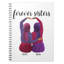 Forever Sisters Personalized Hijabi Gift