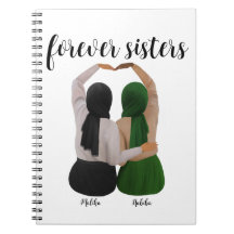 Forever Sisters Personalized Hijabi Gift