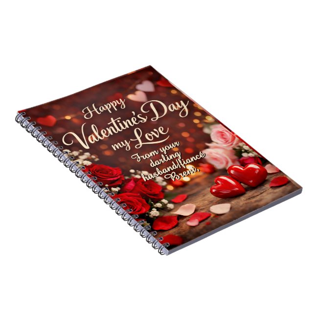 Cuaderno 'Forever Your Valentine' Spiral Photo Notebook (Lado Derecho)