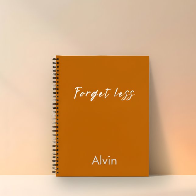 Cuaderno Forget Less – Notebook Quotes (Subido por el creador)