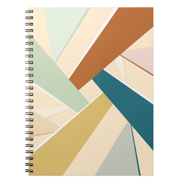 Cuaderno Forma geométrica abstracta (Frente)