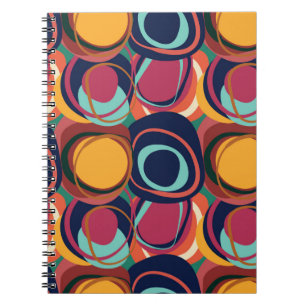 Cuaderno Forma natural abstracta patrón transparente con cí