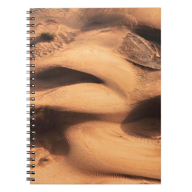 Cuaderno Formación de arena marrón (Frente)