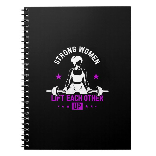 Cuaderno Formación De Gimnasio De Construcción De Cuerpos Y (Frente)