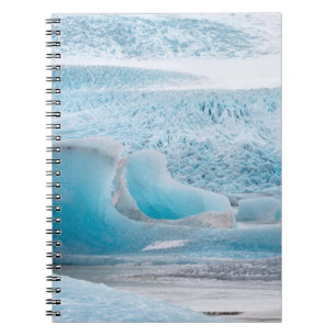 Cuaderno Formaciones de hielo glacial azul, horizontal