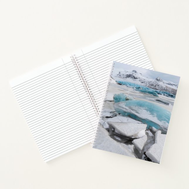 Cuaderno Formaciones de hielo glacial en invierno (Interior)