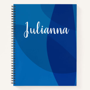 Cuaderno Formas abstractas con estilo en nombre personaliza