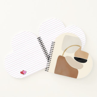 Cuaderno Formas abstractas neutrales | Bella Artes mínimo m